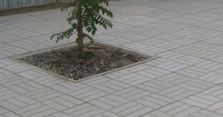 Качественная тротуарная плитка серого цвета в Тихорецке в октябре