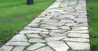 Профессиональная укладка камня на дорожки в Тихорецке в октябре