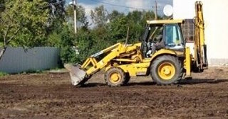 Выравнивание рельефа в Тихорецке в октябре
