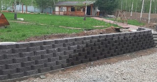 Установка подпорной стенки в Тихорецке: качество и цена от 2834 руб.