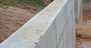 Строительство подпорной стенки из бетона в Тихорецке в октябре